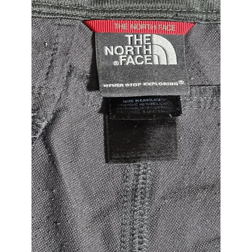 The North Face Mens 38 Black Hiking Shorts Belted Zip Pocket‎ Outdoor Trail A11